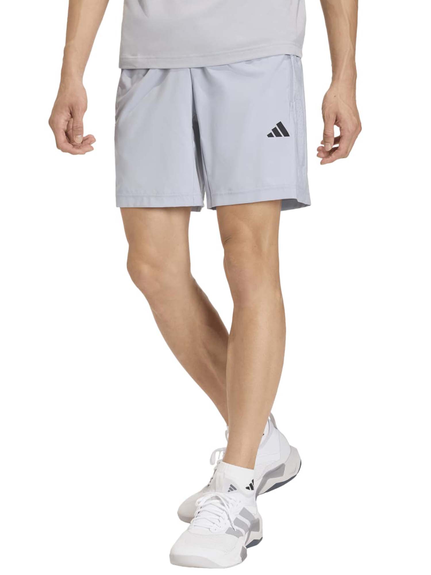 Shorts uomo grigi Adidas Workout Essentials Base Woven